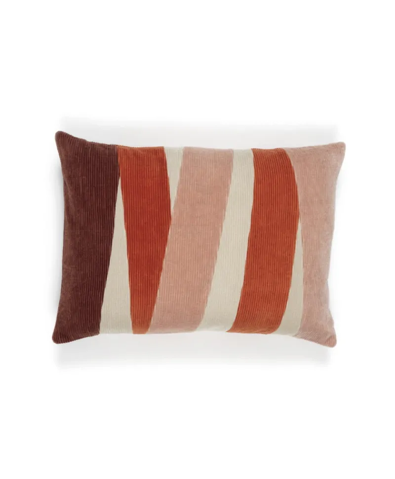 u00c9litis Kissen|Kord-Patchwork Kissen Naïs