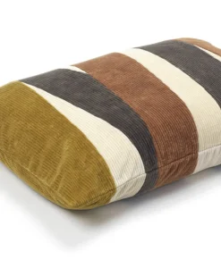 u00c9litis Kissen|Kord-Patchwork Kissen Naïs