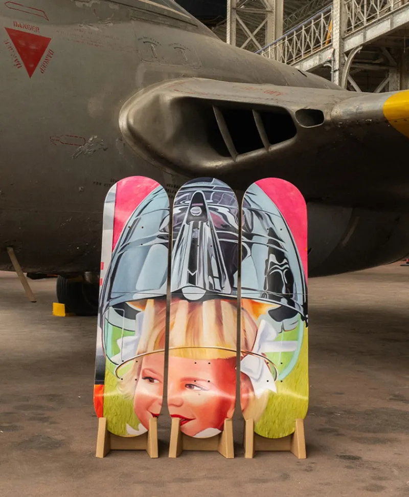THE SKATEROOM Kunst Und Skulpturen|Kunstobjekt x James Rosenquist