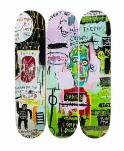 THE SKATEROOM Kunst Und Skulpturen|Kunstobjekt x Jean-Michel Basquiat