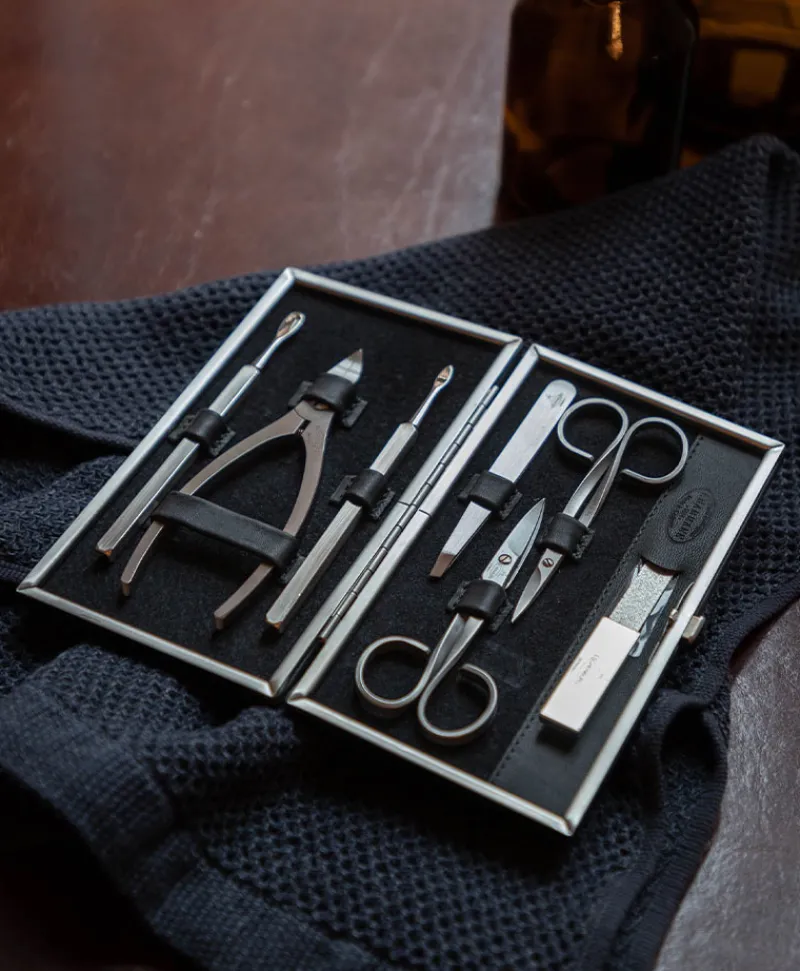 F. HAMMANN Reiseaccessoires|Maniküre Etuis|Lamb Manicure Frame L – Maniküre-Etui Lammnappa Plongé