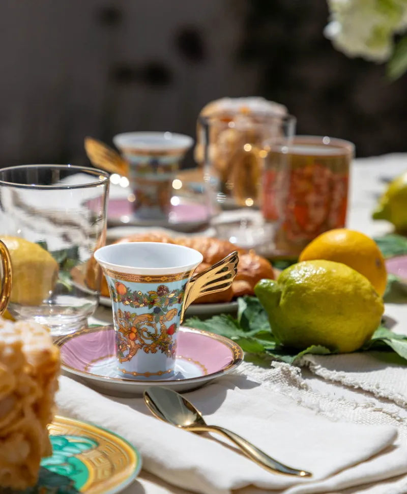 Rosenthal x Versace Tassen|Kaffee Und Tee|Le Jardin de Versace Espresso-Set