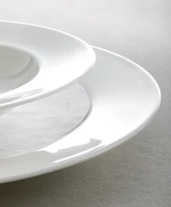 indradanush Tischwäsche|Leinen Klapperdeckchen rund schlichter Saum