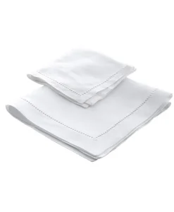 indradanush Servietten|Tischwäsche|Leinen Serviette mit Leiterhohlsaum