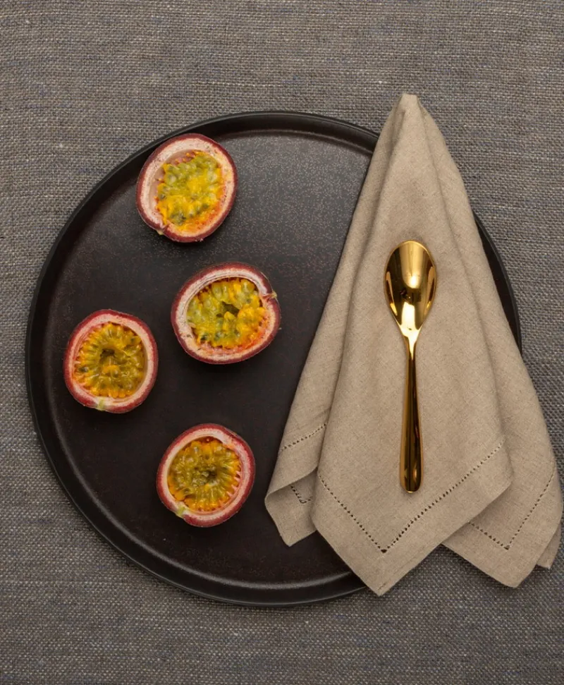 indradanush Tischwäsche|Servietten|Leinen Servietten Minihohlsaum