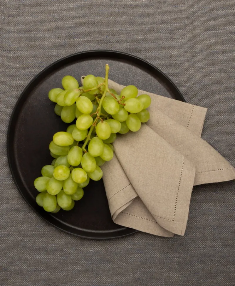 indradanush Tischwäsche|Servietten|Leinen Servietten Minihohlsaum