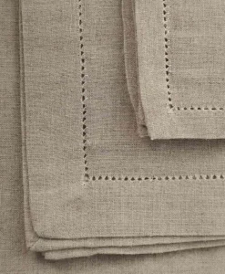 indradanush Tischwäsche|Servietten|Leinen Servietten Minihohlsaum