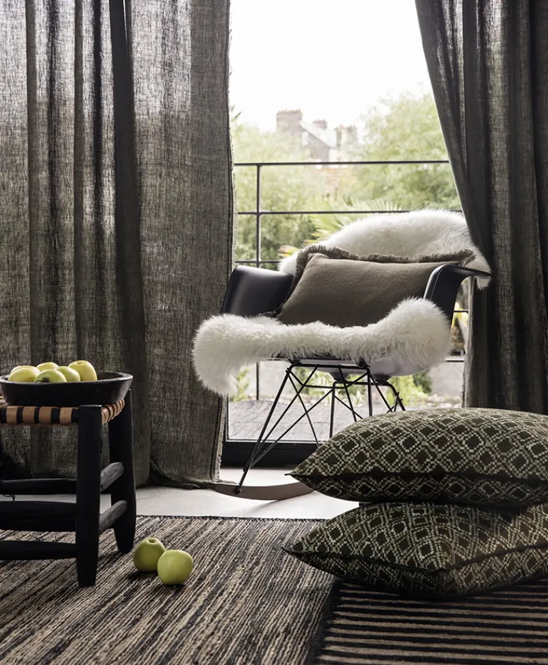 u00c9litis Vorhänge|Leinen Vorhang Whisper