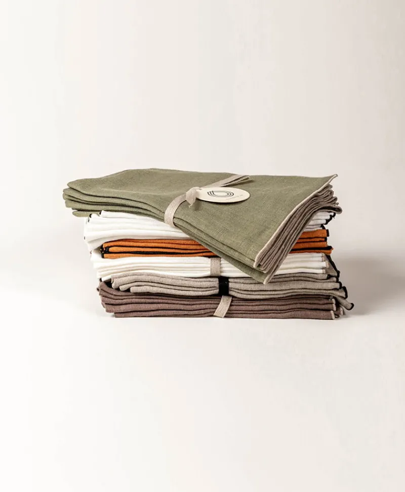 Erika Vaitkute Servietten|Leinenserviette 2er Set "VILNIA"