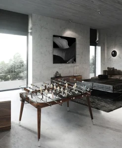 Teckell Edles Handwerk|Spiele|Luxuriöser Tischkicker 90° Minuto Wood