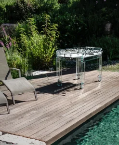 Teckell Edles Handwerk|Spiele|Luxuriöser Tischkicker Cristallino Outdoor