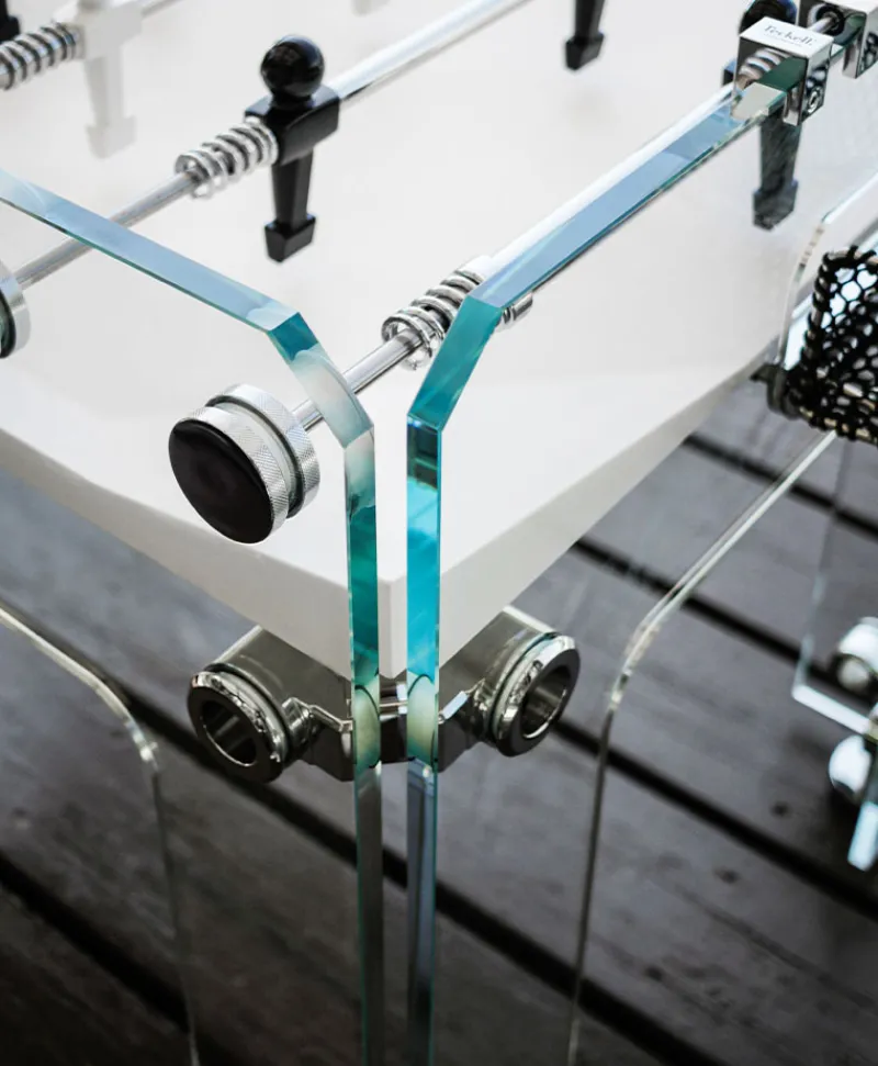 Teckell Edles Handwerk|Spiele|Luxuriöser Tischkicker Cristallino Outdoor