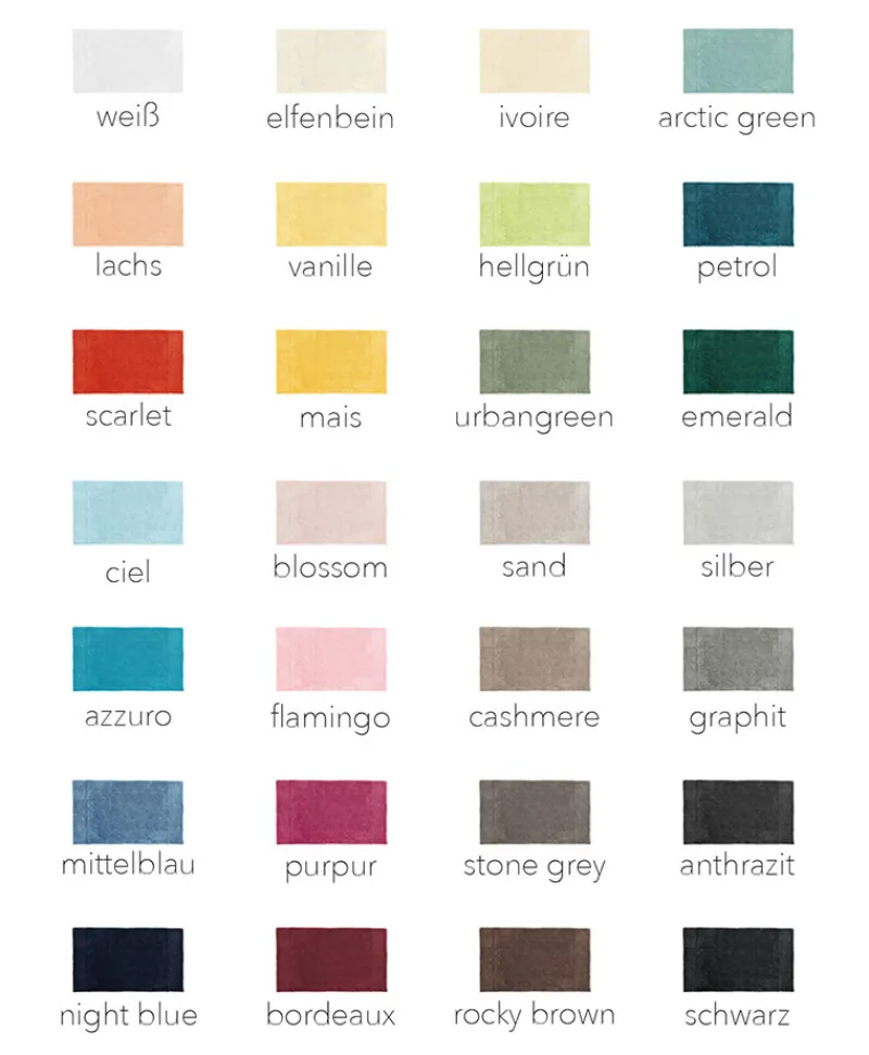 weseta Luxusfrottier Bunte Badematten|Luxus-Badeteppich Dreamtuft