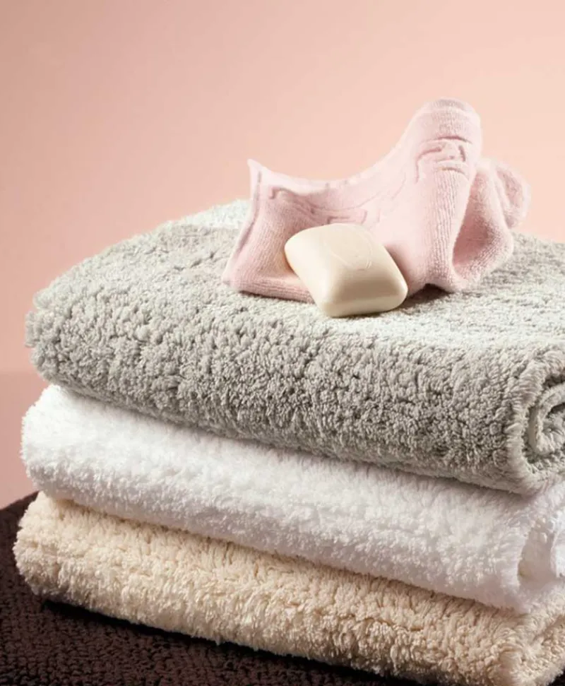 weseta Luxusfrottier Neutrale Badematten|Luxus-Badeteppich Dreamtuft Puro