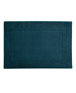 weseta Luxusfrottier Bunte Badematten|Luxus-Badevorleger Dreamflor mit Mäanderbordüre