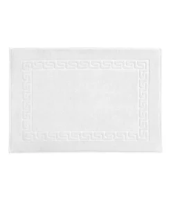 weseta Luxusfrottier Neutrale Badematten|Luxus-Badevorleger Dreamflor mit Mäanderbordüre