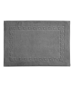 weseta Luxusfrottier Neutrale Badematten|Luxus-Badevorleger Dreamflor mit Mäanderbordüre