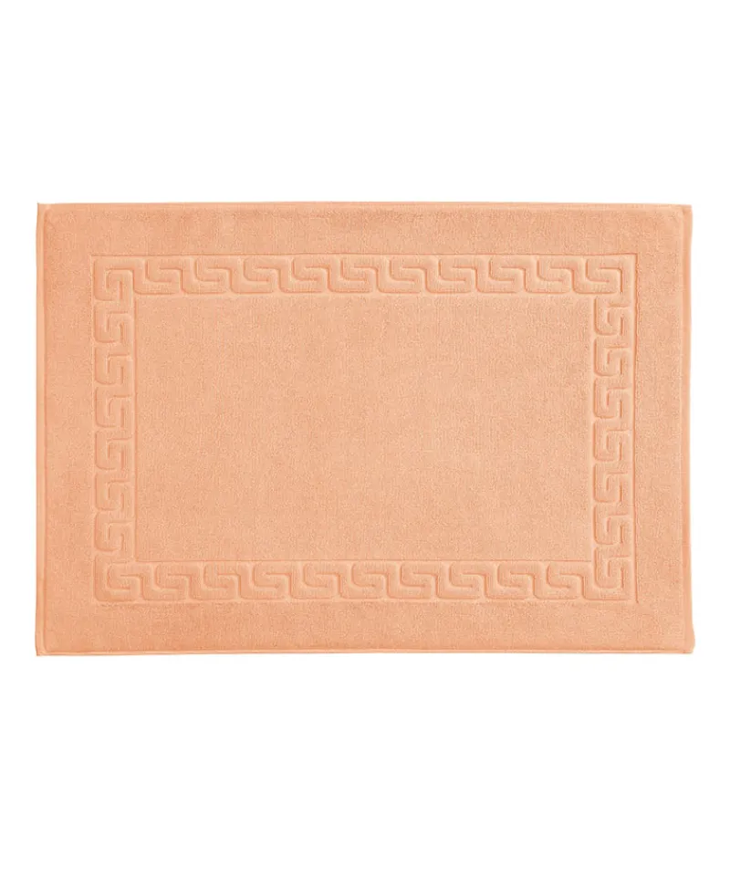 weseta Luxusfrottier Bunte Badematten|Luxus-Badevorleger Dreamflor mit Mäanderbordüre