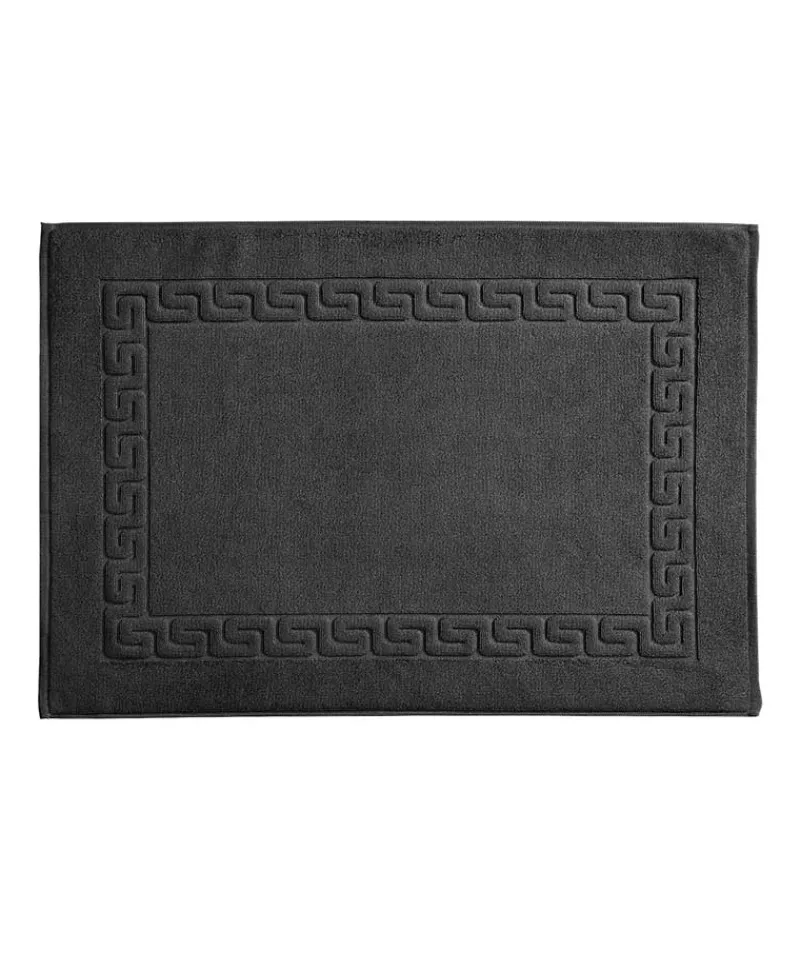 weseta Luxusfrottier Neutrale Badematten|Luxus-Badevorleger Dreamflor mit Mäanderbordüre