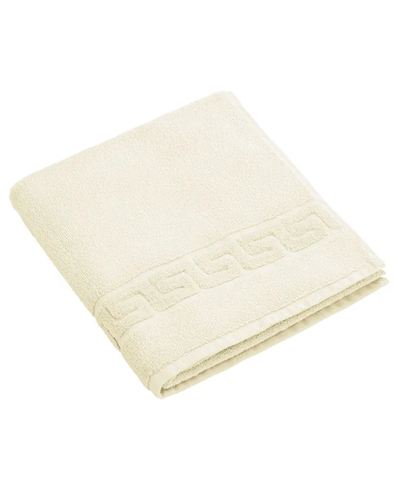 weseta Luxusfrottier Frottier|Luxushandtuch Dreamflor mit Mäanderbordüre