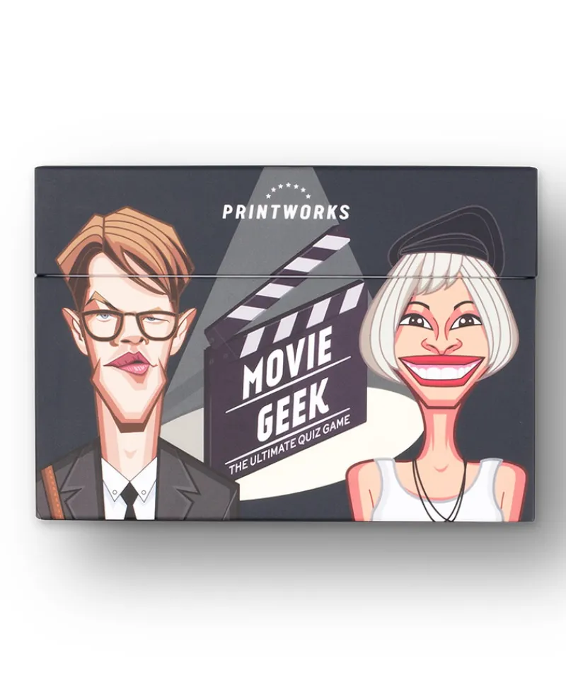 Printworks Spiele|Memory – Trivia Game Movie Geek