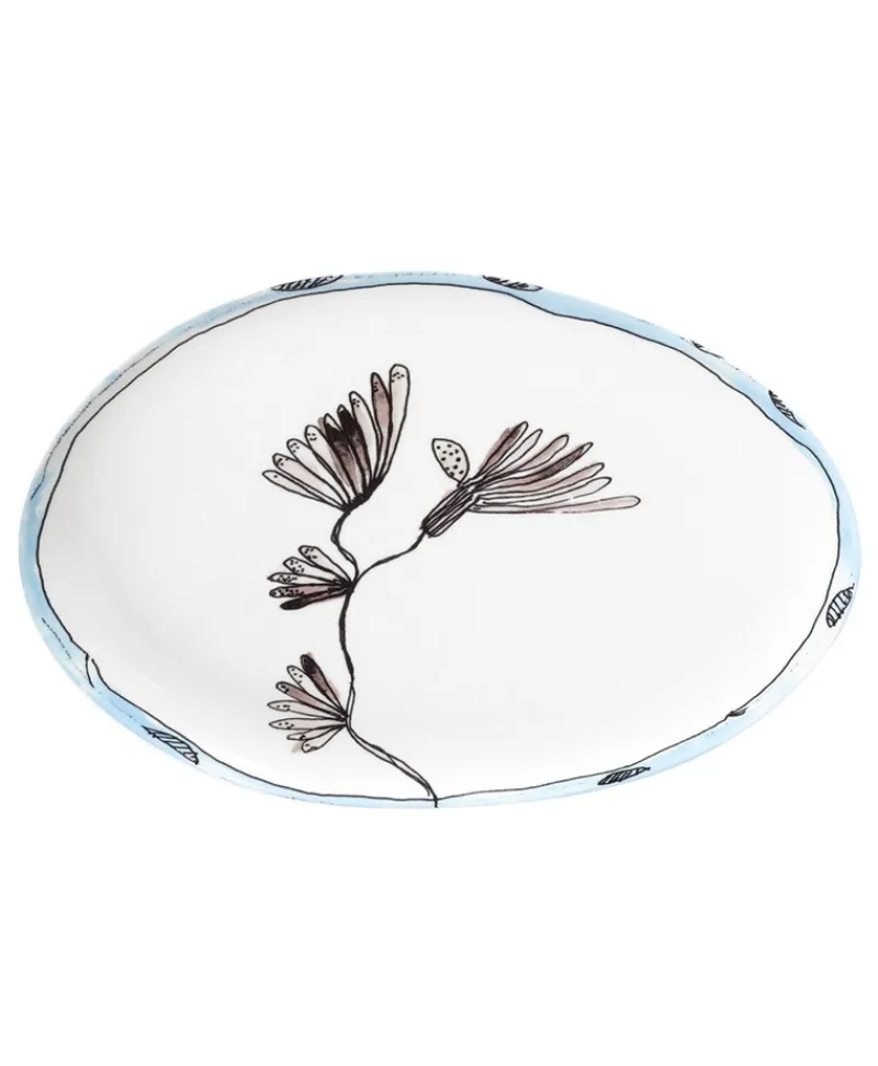 Serax Porzellan|Serviergeschirr|Midnight Flowers Servierplatten by Marni