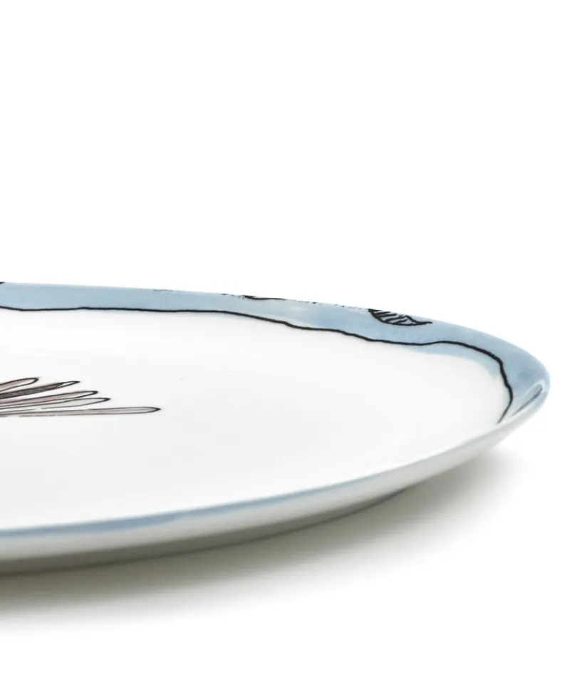 Serax Porzellan|Serviergeschirr|Midnight Flowers Servierplatten by Marni