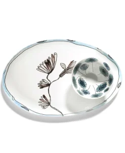 Serax Porzellan|Serviergeschirr|Midnight Flowers Servierplatten by Marni