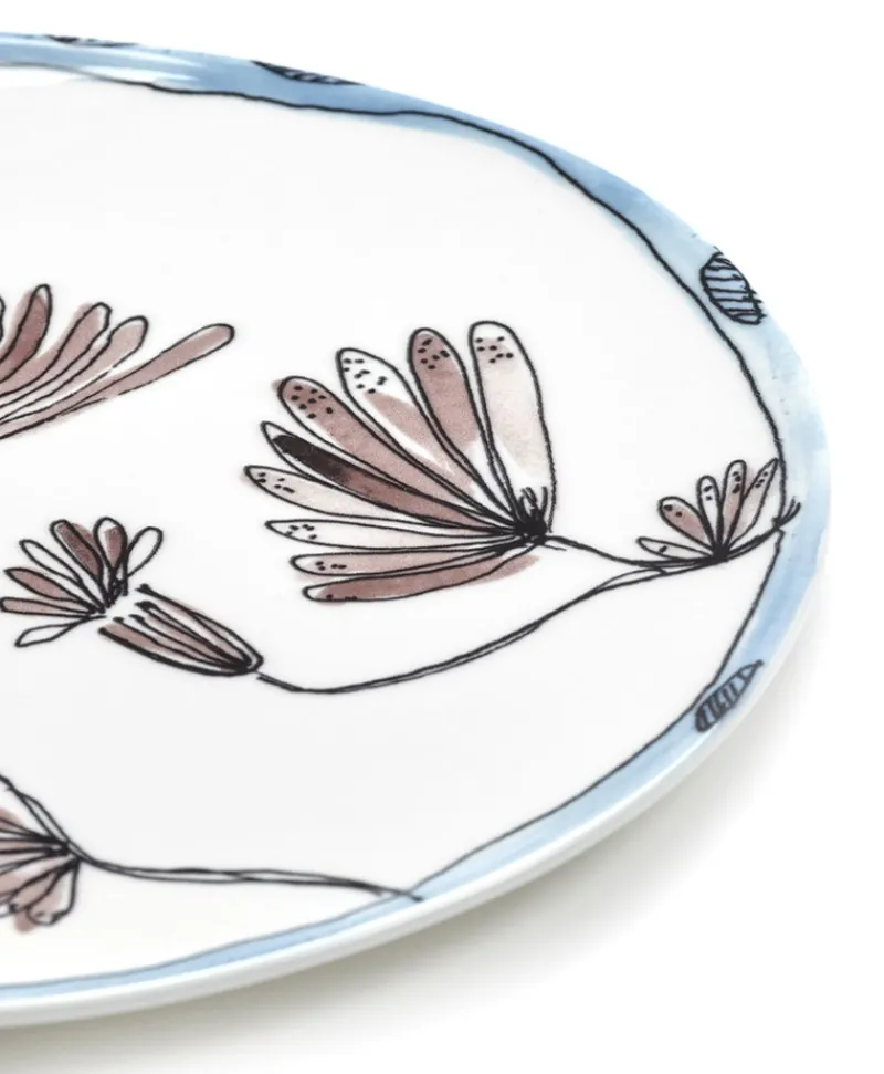 Serax Porzellan|Serviergeschirr|Midnight Flowers Servierplatten by Marni