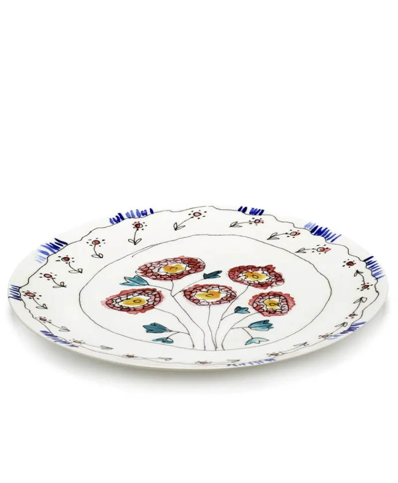 Serax Porzellan|Serviergeschirr|Midnight Flowers Servierplatten by Marni