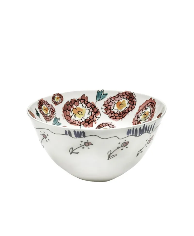 Serax Porzellan|Schüsseln Und Schalen|Midnight Flowers Servierschalen by Marni