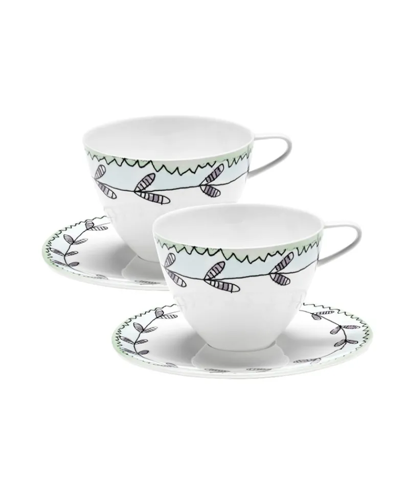 Serax Tassen|Kaffee Und Tee|Midnight Flowers Tassenset by Marni