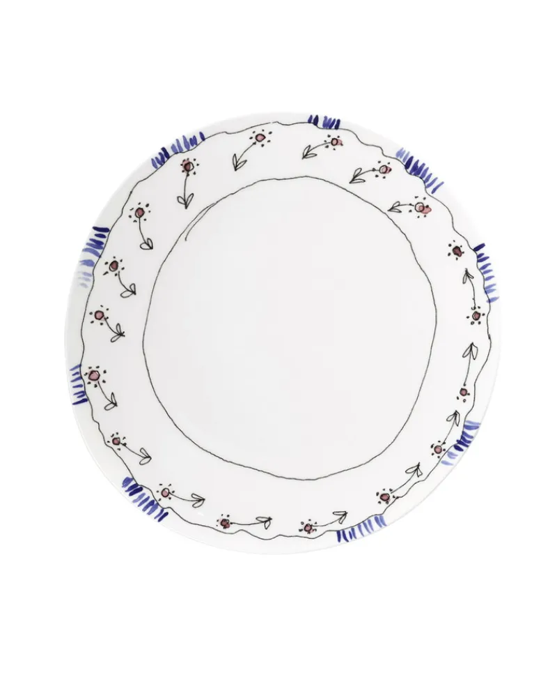 Serax Porzellan|Teller|Midnight Flowers Teller by Marni