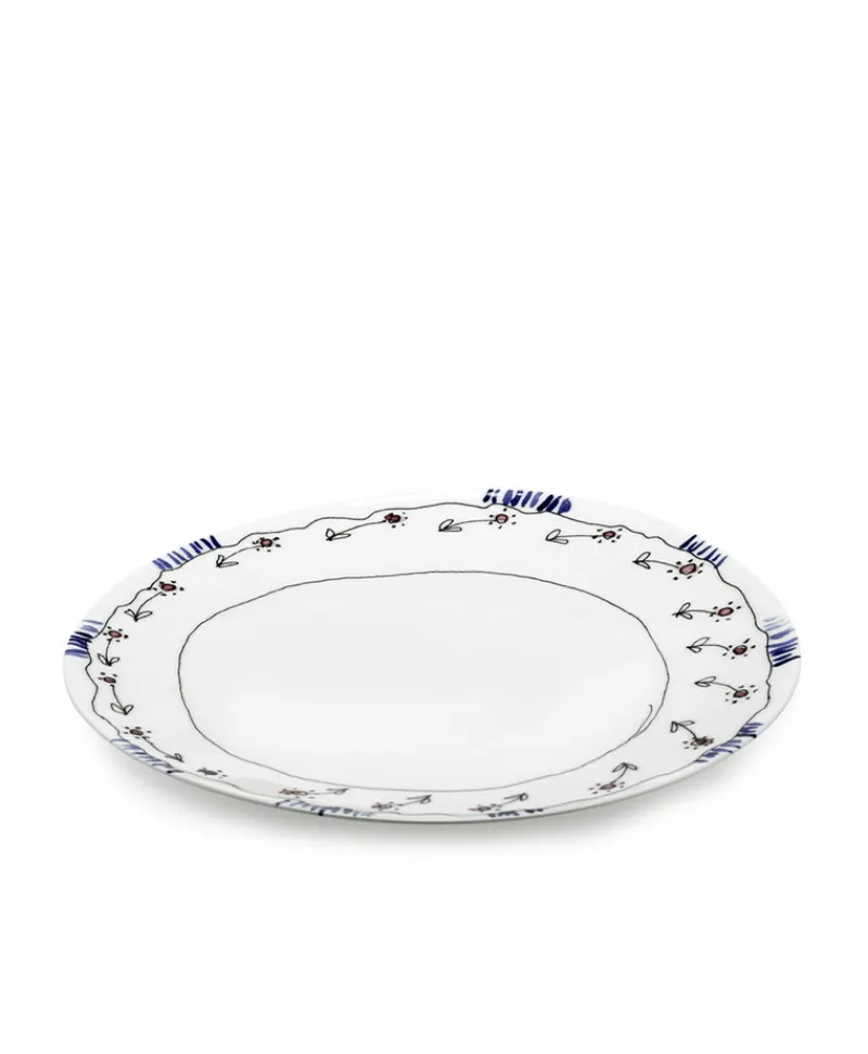 Serax Porzellan|Teller|Midnight Flowers Teller by Marni