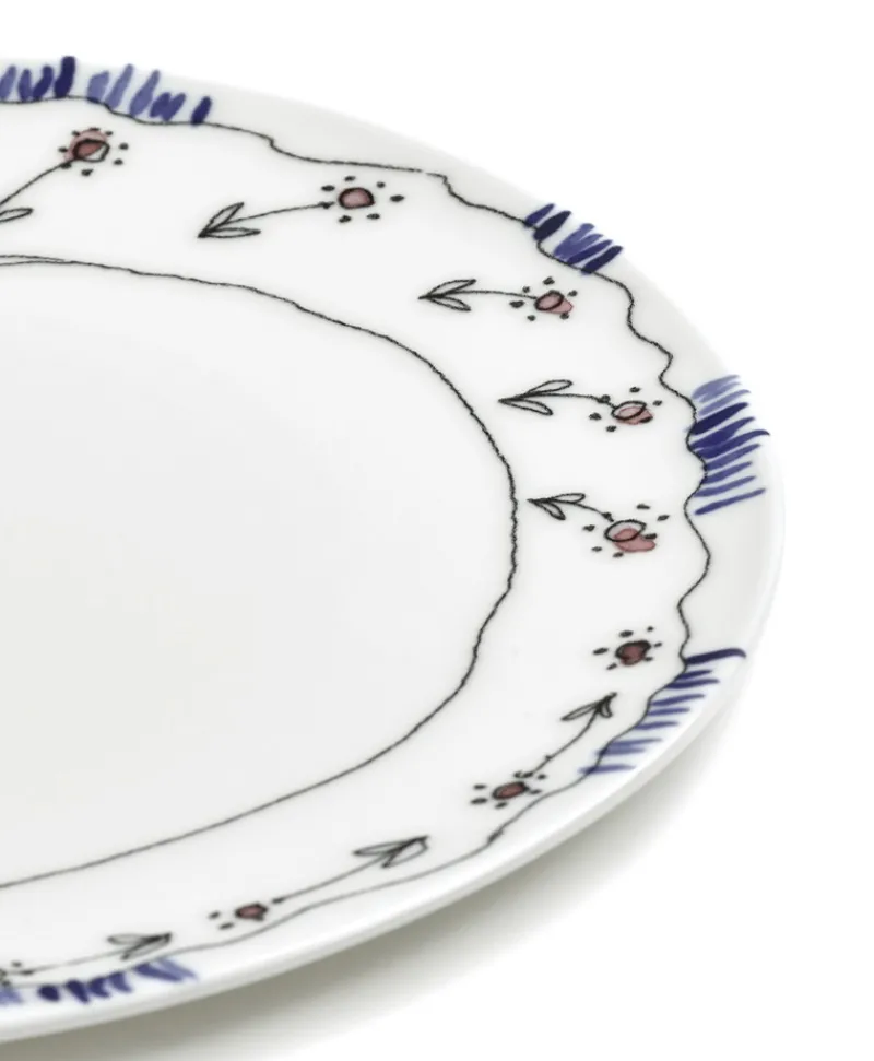 Serax Porzellan|Teller|Midnight Flowers Teller by Marni