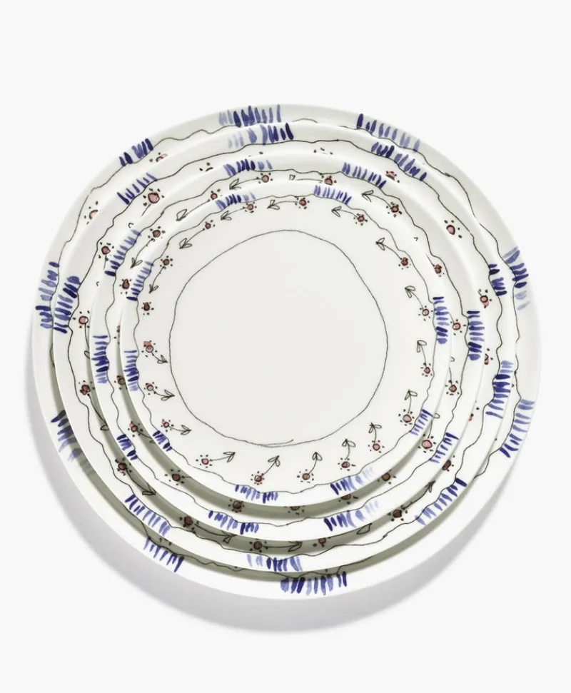 Serax Porzellan|Teller|Midnight Flowers Teller by Marni