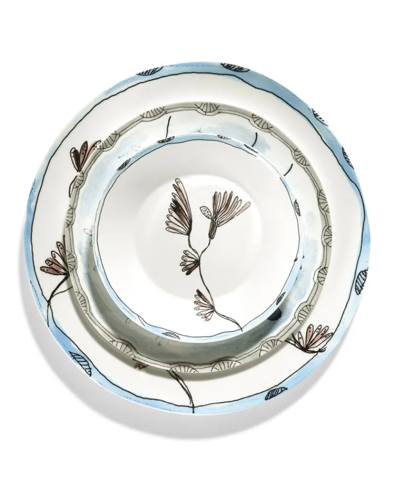 Serax Porzellan|Teller|Midnight Flowers Teller by Marni