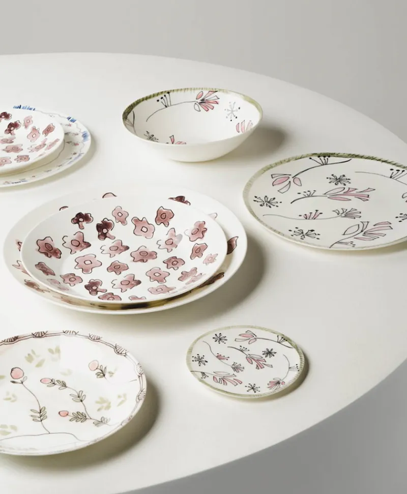 Serax Porzellan|Teller|Midnight Flowers Teller by Marni