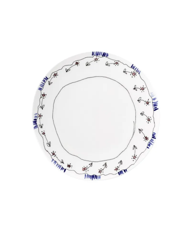 Serax Porzellan|Teller|Midnight Flowers Teller by Marni