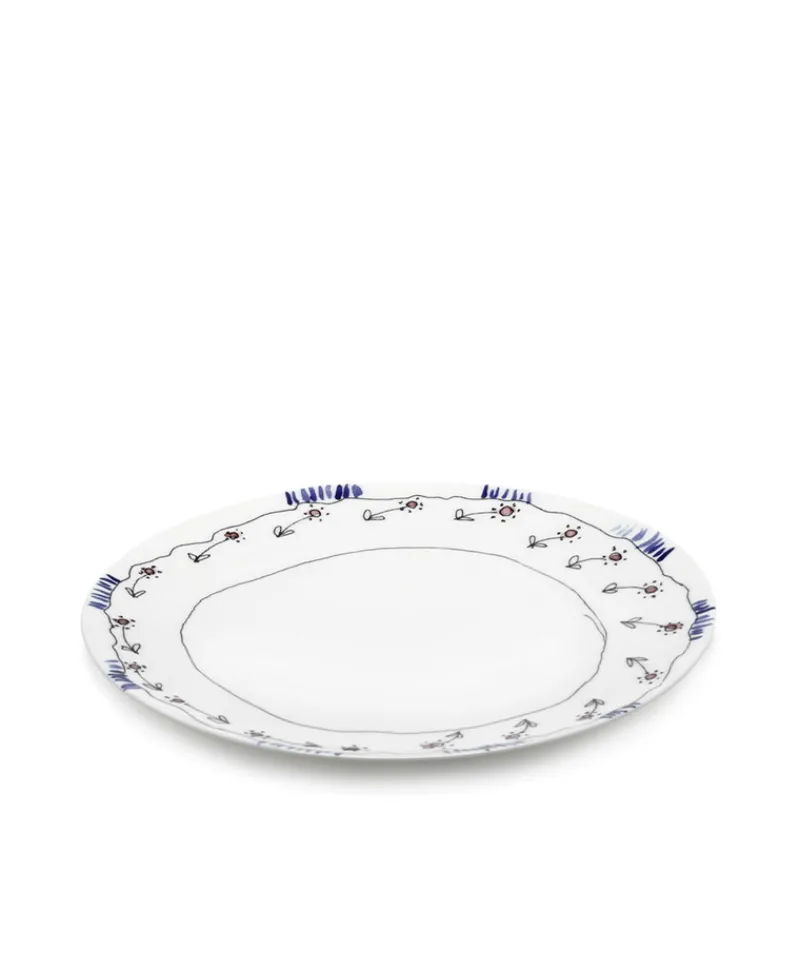 Serax Porzellan|Teller|Midnight Flowers Teller by Marni