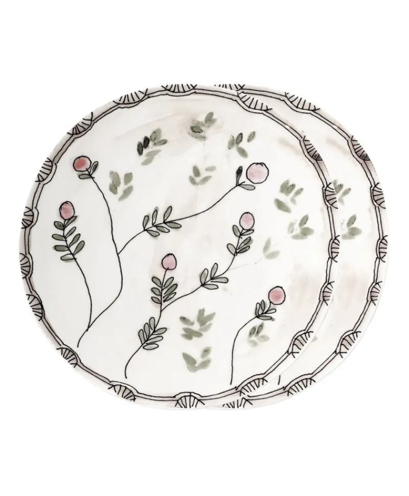 Serax Porzellan|Teller|Midnight Flowers Teller by Marni