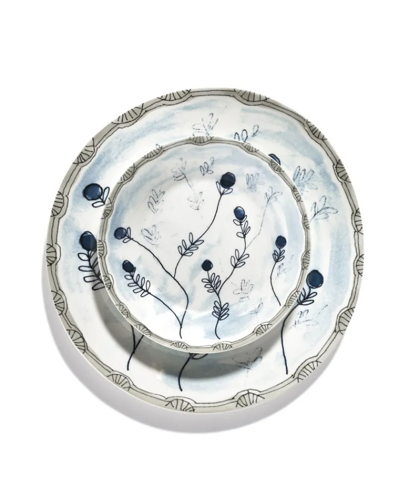 Serax Porzellan|Teller|Midnight Flowers Teller by Marni