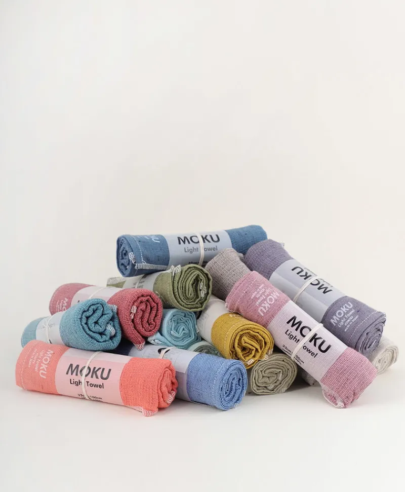 KENKAWAI Japanische Handtücher|Moku leichtes Baumwoll-Handtuch