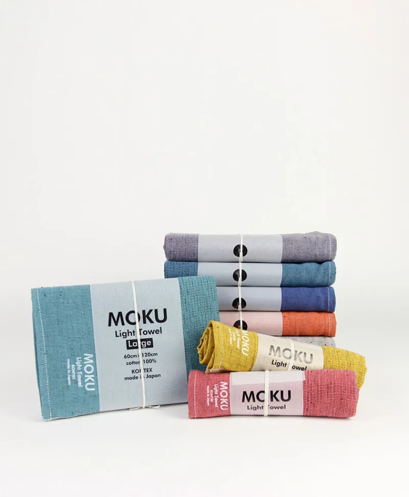 KENKAWAI Japanische Handtücher|Moku leichtes Baumwoll-Handtuch