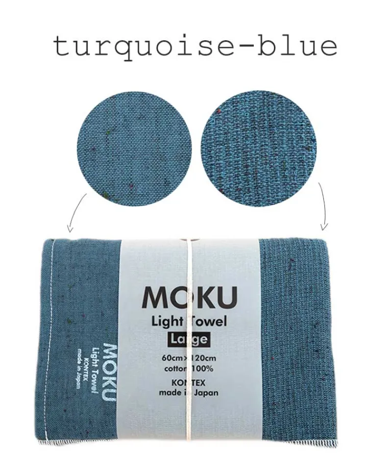 KENKAWAI Japanische Handtücher|Moku leichtes Baumwoll-Handtuch