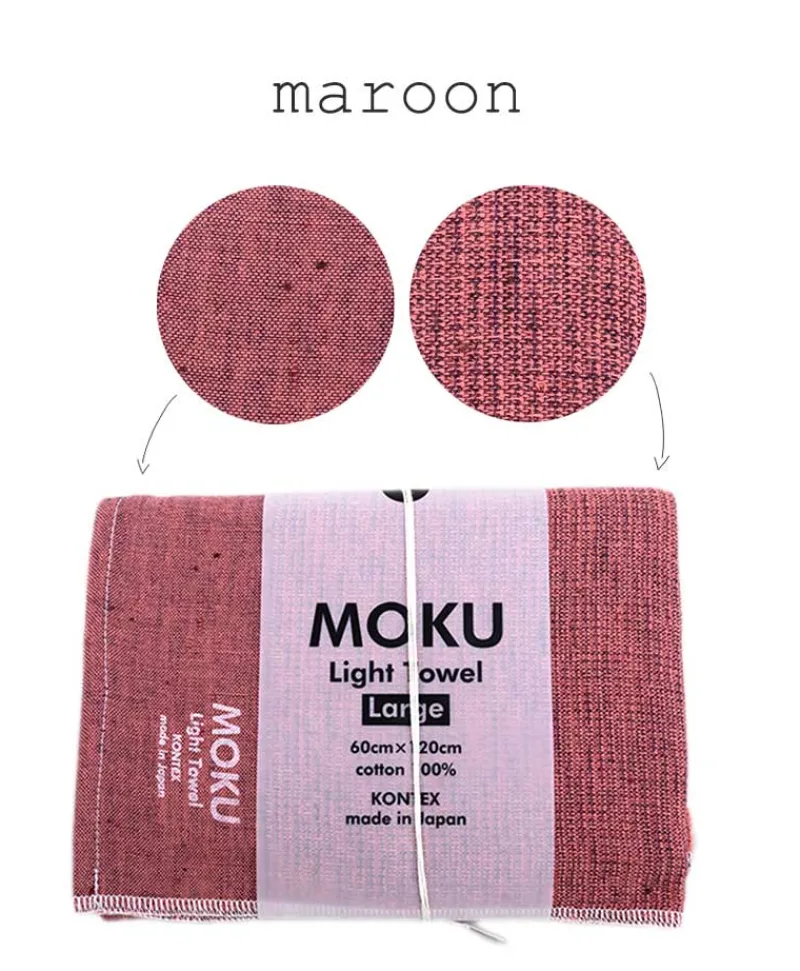KENKAWAI Japanische Handtücher|Moku leichtes Baumwoll-Handtuch