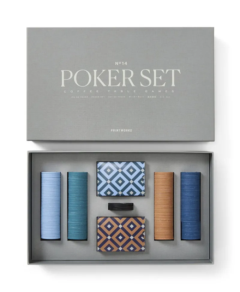 Printworks Spiele|No. 14 Poker Set - Coffee Table Games