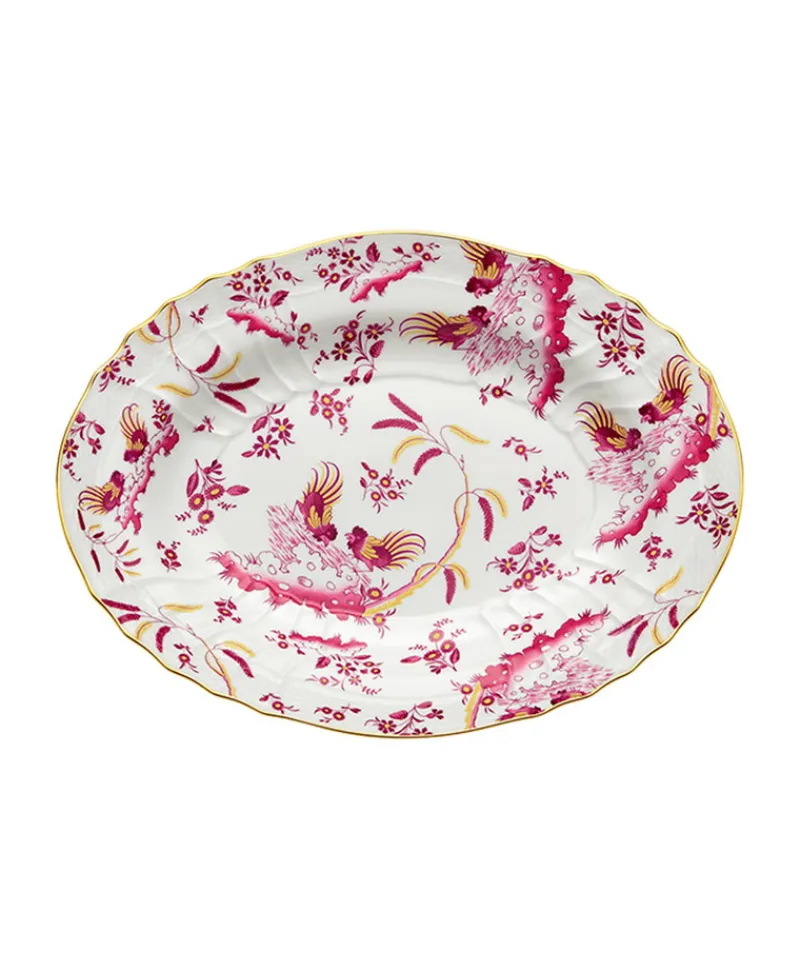 Ginori 1735 Asiatische Küche|Porzellan|Oro di Doccia Servierplatten oval