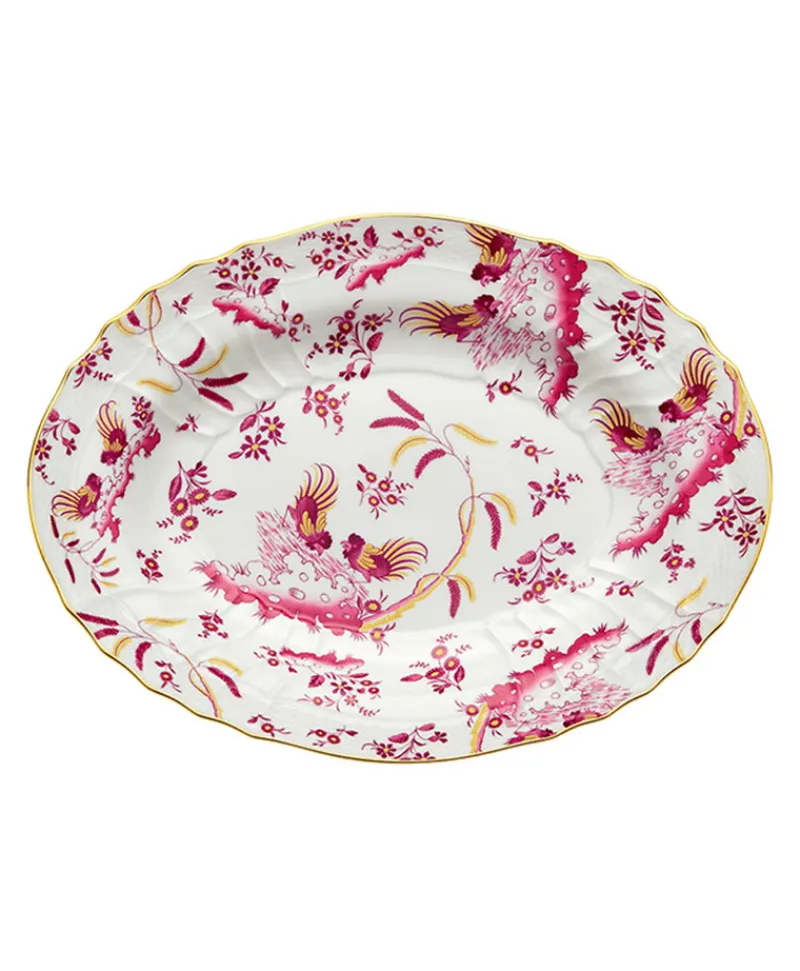 Ginori 1735 Asiatische Küche|Porzellan|Oro di Doccia Servierplatten oval