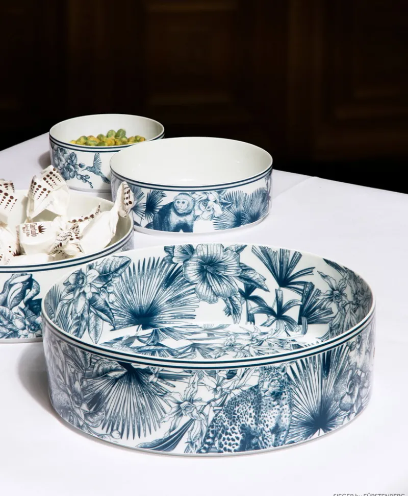 Sieger by Fu00fcrstenberg Porzellan|Schüsseln Und Schalen|Paraíso Blue Schalen zylindrisch